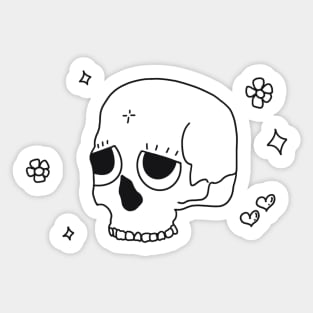 Garden skull Sticker